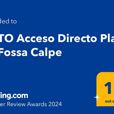 Apto Acceso Directo Playa La Fossa Apartment *